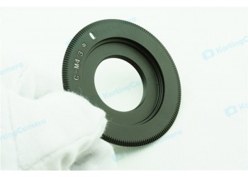 Adapter C-M4/3 voor C mount movie Lens - Micro M43 Camera