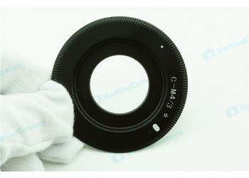 Adapter C-M4/3 voor C mount movie Lens - Micro M43 Camera