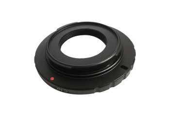 Adapter C-NX voor C mount movie Lens - Samsung NX mount Camera