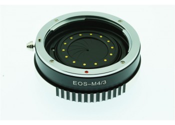 Adapter EF-M4/3 met aperture voor Canon EF Lens-Micro M43 Camera