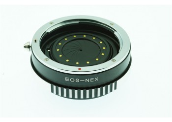 Adapter EF-NEX aperture voor Canon EF Lens-Sony NEX A7 FE mount Camera