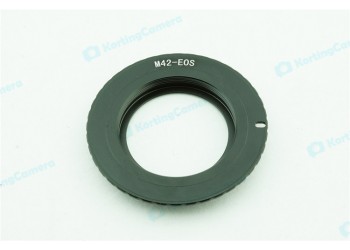 Adapter M42-EOS met AF chip voor M42 Lens - Canon EOS Camera