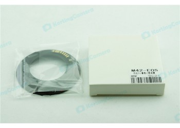 Adapter M42-EOS met AF chip voor M42 Lens - Canon EOS Camera