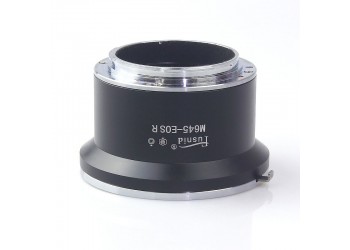 Adapter M645-EOS.R voor Mamiya 645 Lens - Canon EOS.R mount Camera