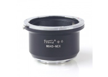 Adapter M645-FE voor Mamiya 645 Lens - Sony NEX en A7 FE mount Camera