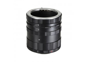 Macro Extension Tube Micro M4/3 Camera Lens 3*metaal ring