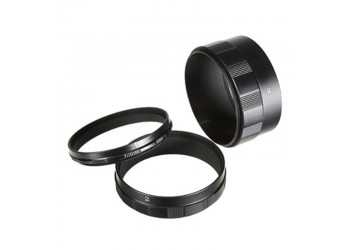 Macro Extension Tube Micro M4/3 Camera Lens 3*metaal ring