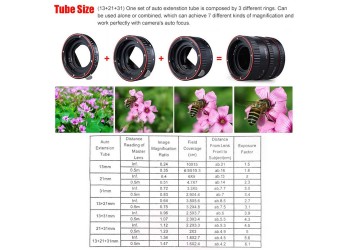 Mount Lens Adapter Auto Focus Af Macro Extension Tube voor Canon