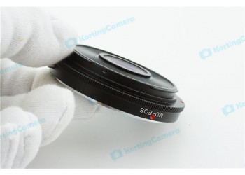 Adapter MD-EOS met glas voor Minolta MD Lens - Canon EOS Camera