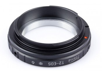 Adapter T2-EOS voor T2 T mount Lens - Canon EOS EF mount Camera