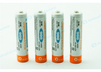 4 * AAA oplaadbare batterij 900mAh NiMH lage zelfontlading