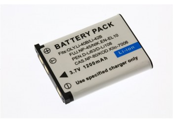 Camera Batterij Accu EN-EL10 1200mAh voor Nikon Coolpix S80