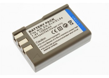 Camera Batterij Accu EN-EL9 1250mAh voor Nikon D3000 D5000 D60