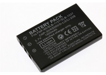 Camera Batterij Accu voor Fujifilm NP-60 FNP-60 SLB-1137 1500mAh