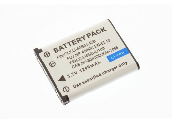 Camera Batterij Accu LI-40B LI-42B 1200mAh voor Olympus