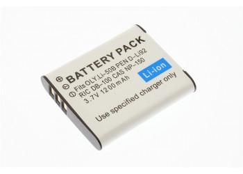 Camera Batterij Accu voor Olympus LI-50B Pentax D-LI92 Casio NP-150