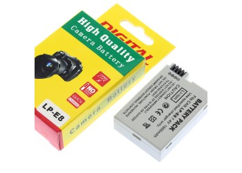 Camera Batterij Accu LP-E8 1500mAh voor Canon 600D 650D 700D