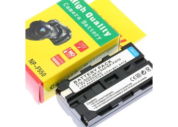 Camera Batterij Accu NP-F550 F530 F570 2400mAh voor Sony
