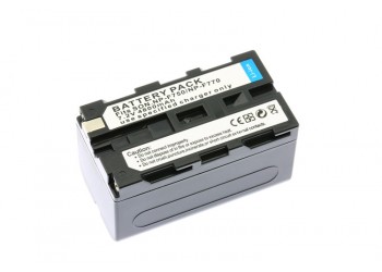 Camera Batterij Accu NP-F750 F730 4800mAh voor Sony