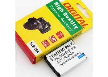 Camera Batterij Accu SLB-10A 1400mAh voor Samsung