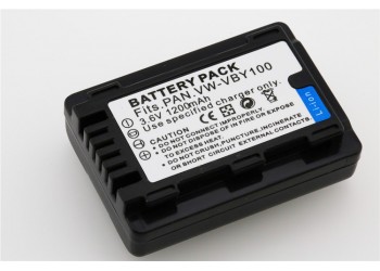 Camera Batterij Accu VW-VBY100 1200mAh voor Panasonic