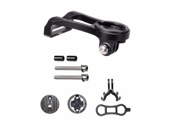 Fiets Computer Mount Houder Stuur Extension Adapter Garmin Zwart