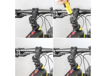 Fiets Computer Mount Klein Houder Stuur Extension Adapter Garmin Zwart