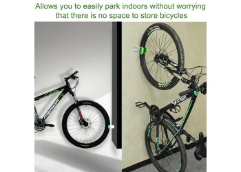 Mountain Bike MTB Fiets Parking Rack Gesp Muurbevestiging Haak Stand Verticale Opslag