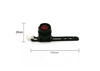 LED Waterdichte Fiets Achter Tail Helm Red Flash Light