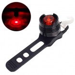 LED Waterdichte Fiets Achter Tail Helm Red Flash Light