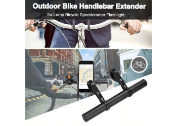 20CM Fiets Stuur Uitgebreide Bracket Mount Bar MTB Lamp Rack Stand Houder