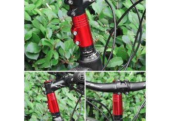 Aluminium Fiets Vorkbuis Riser Stuur Extender Stem Head Up Adapter Zwart kleur