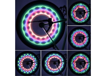 Colorful Bicycle Lights Bicycle Wheel Spoke Light 32 LED