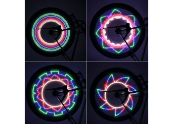 Kleurrijke Fietsverlichting Fiets Wheel Spoke Light 32 LED