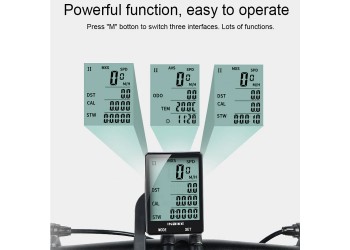 INBIKE 2.8inch Fiets Draadloze Computer Kilometerstand met verlengstuk