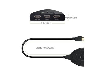 3 Port Splitter Hdmi Kabel Adapter 1080P Switcher Hdmi Switch Hub