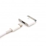 Adapter voor apple lightning naar 30 pin opladen en data  overdracht iphone 4/4s ipad  ipod nano touch