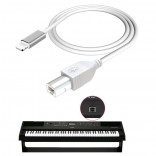 Apple iphone ipad lightning naar usb Type B OTG Kabel 1.5M Printer Telefoon Piano Elektronische drum Midi Keyboard met 1 jaar garantie 