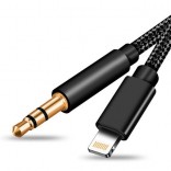 3.5Mm Jack Aux Verlengkabel Voor Iphone en ipad Auto Speaker Hoofdtelefoon Adapter Audio Splitter kabel 