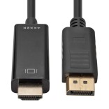 1.8M DP Naar HDMI 4K Kabel Display Port Laptop PC TV Connector Monitor Projector