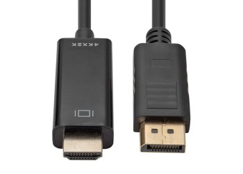 1.8M DP Naar HDMI 4K Kabel Display Port Laptop PC TV Connector Monitor Projector