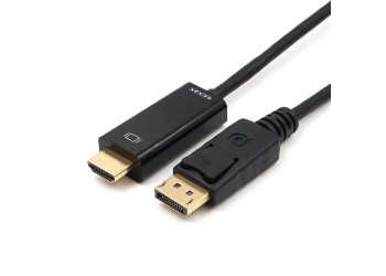 1.8M DP Naar HDMI 4K Kabel Display Port Laptop PC TV Connector Monitor Projector
