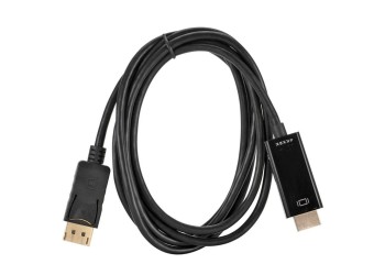 1.8M DP Naar HDMI 4K Kabel Display Port Laptop PC TV Connector Monitor Projector