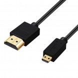 Micro Hdmi Naar Hdmi Kabel Vergulde 2.0 3D 1080P High Speed Hdmi Kabel Adapter 1M