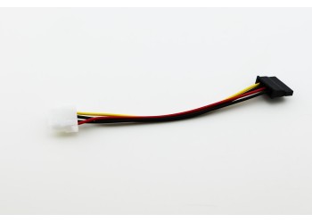 4-Pin ATX Molex vrouwelijk naar 15-Pin SATA vrouwelijk Power stroom kabel