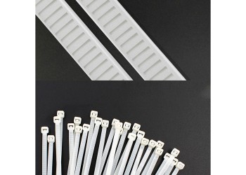 100pcs 4*200mm Plastic Nylon slot Kabelbinder Draad Zip Tie