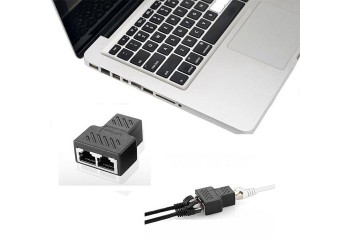 1 naar 2 Netwerk LAN Connector Adapter Extender RJ45 Ethernet kabel