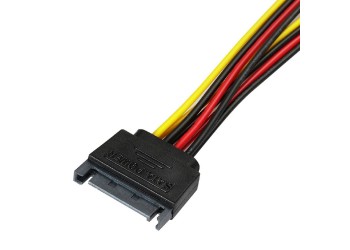 15Pin SATA Naar 2 * 15Pin Power Hdd Splitter Power Kabel