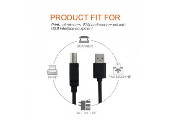 USB 2.0 Printer Scanner 1M Kabel Type A Male naar Type B Male