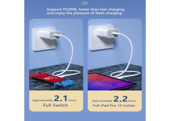 USB Type C 3.1 Male To USB Type C 3.1 Male Plug OTG Data en oplaad Kabel 1M Wit kleur